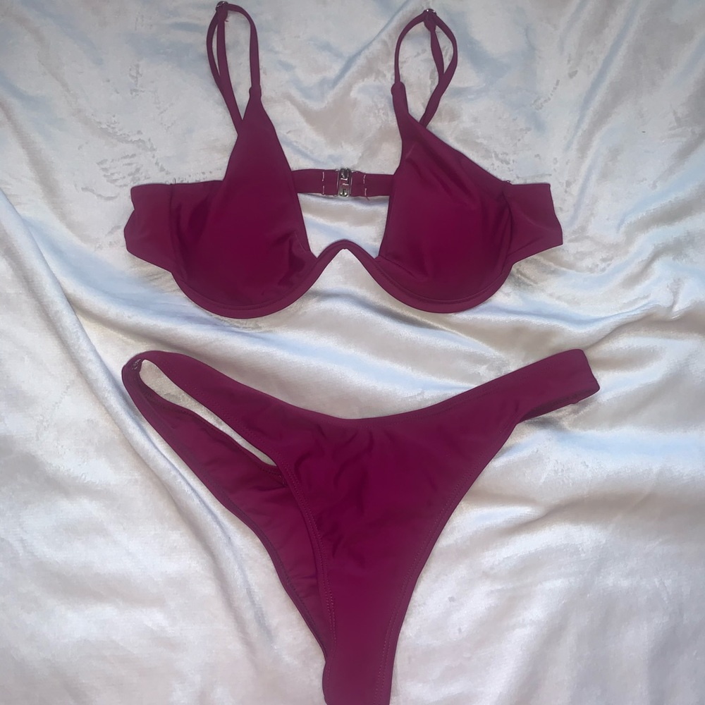 Wire Bikini Top and Bottoms